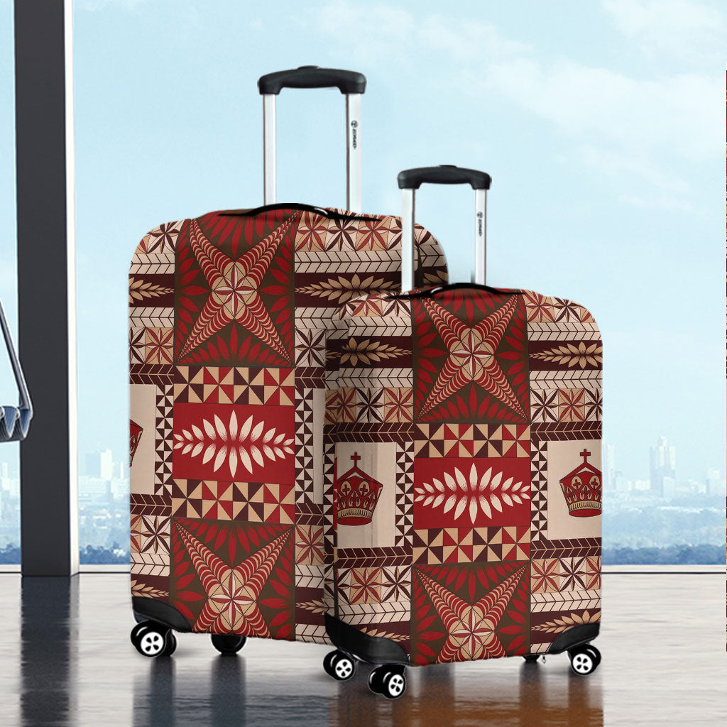 Tonga Luggage Cover Ngatu Pattern