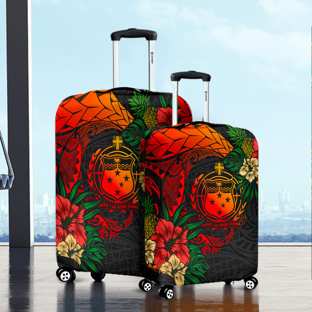 Samoa Luggage Cover Polynesian Coat Of Arms Tropical