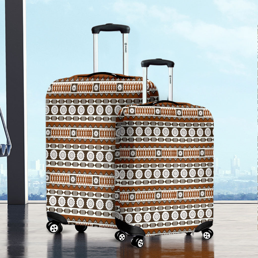 Fiji Luggage Cover Tapa Masi Pattern