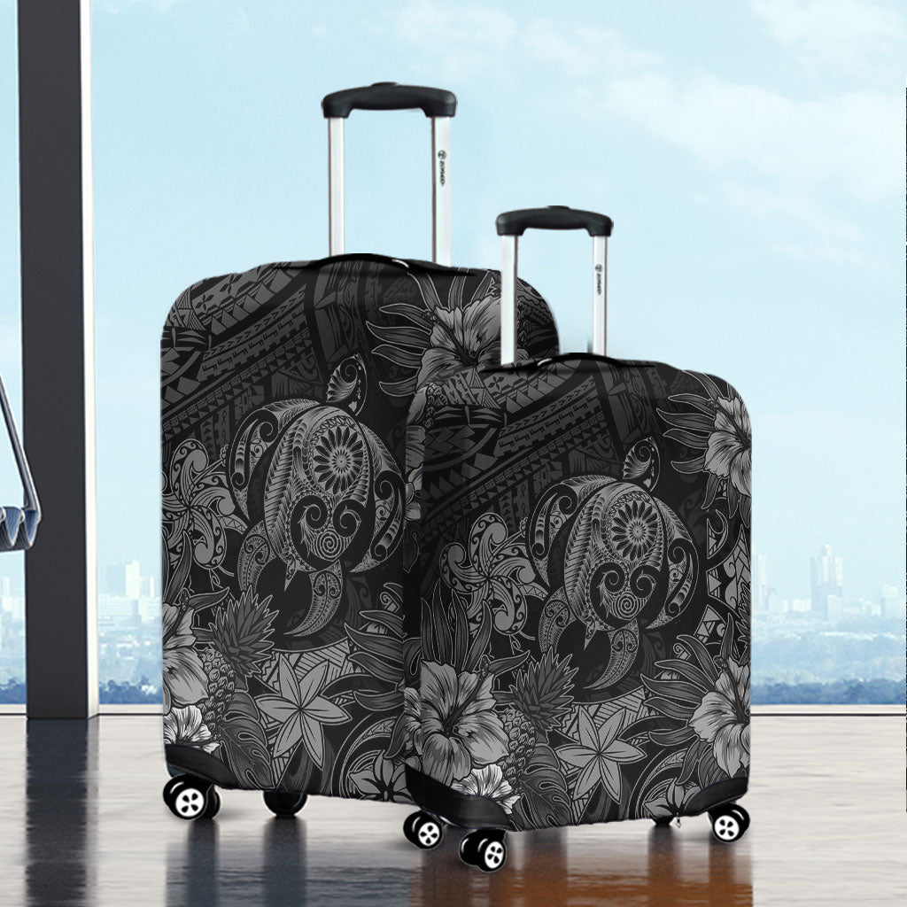 Hawaii Luggage Cover Tribal Polynesia Sea Turtle Design Pacific Dream