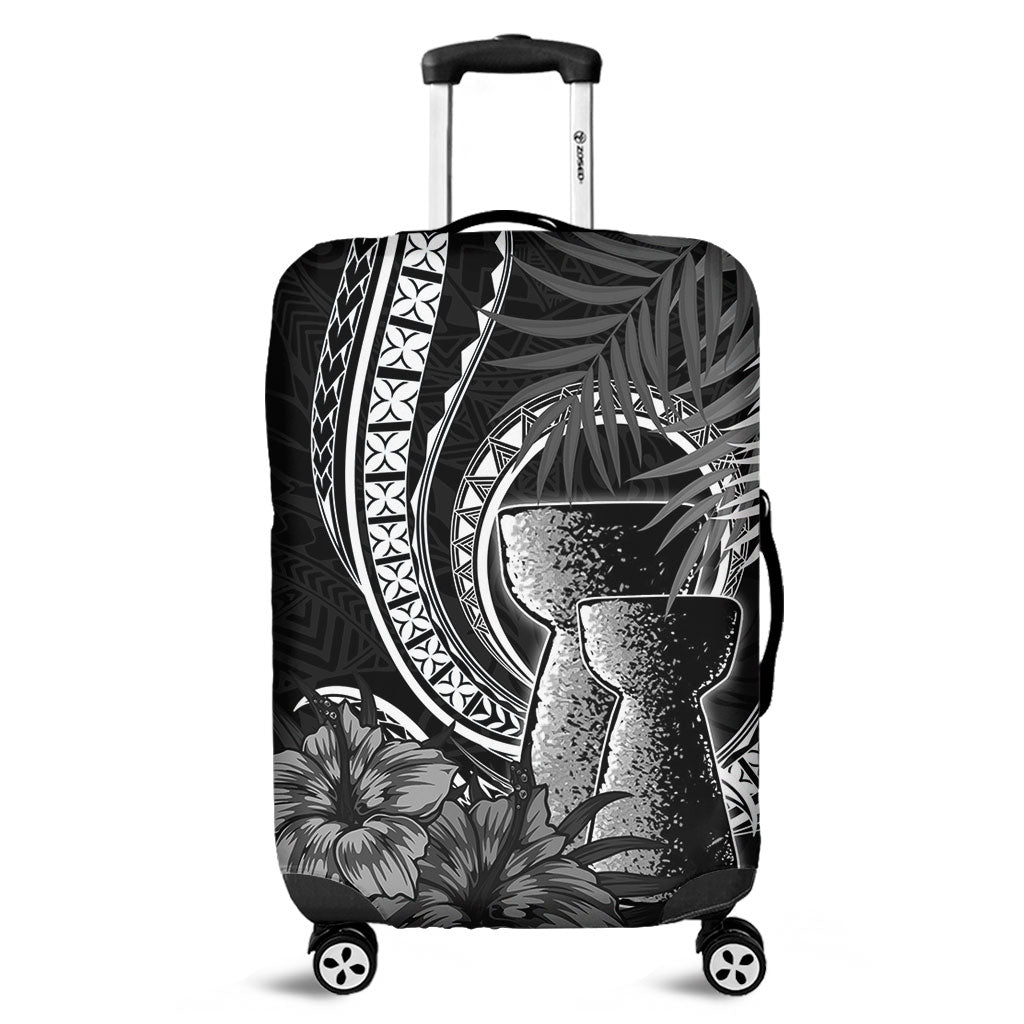Guam Luggage Cover Tribal Latte Stone Tropical Style