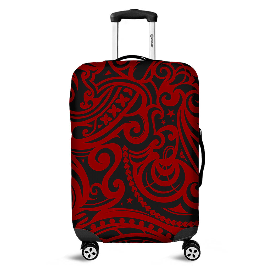 New Zealand Luggage Cover Maori Pattern Tattoo
