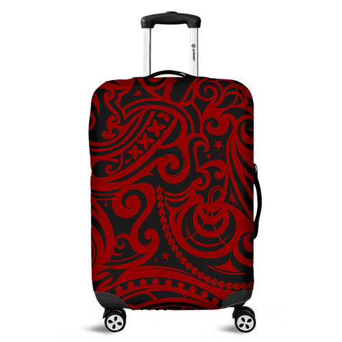 New Zealand Luggage Cover Maori Pattern Tattoo