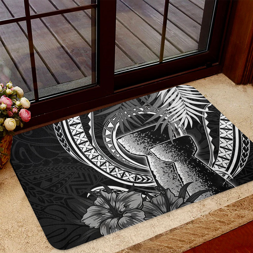 Guam Door Mat Tribal Latte Stone Tropical Style