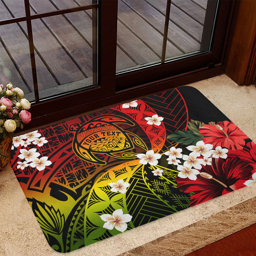 Hawaii Door Mat Custom Turtle Style Reggae Tropical