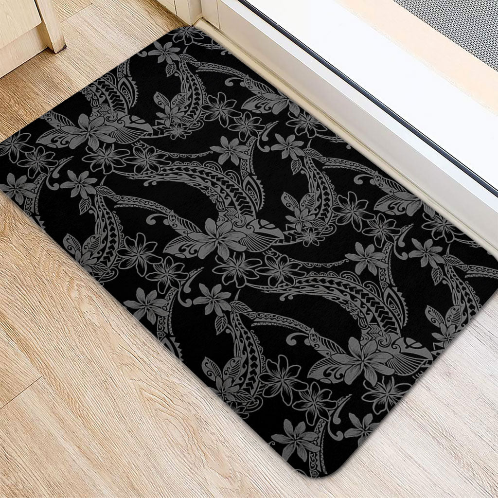 Hawaii Door Mat Polynesian Print Fabric And Flower