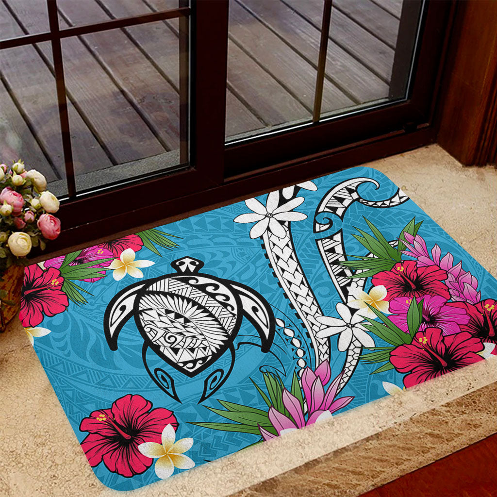 Hawaii Door Mat Tribal Polynesia Tropical Summer
