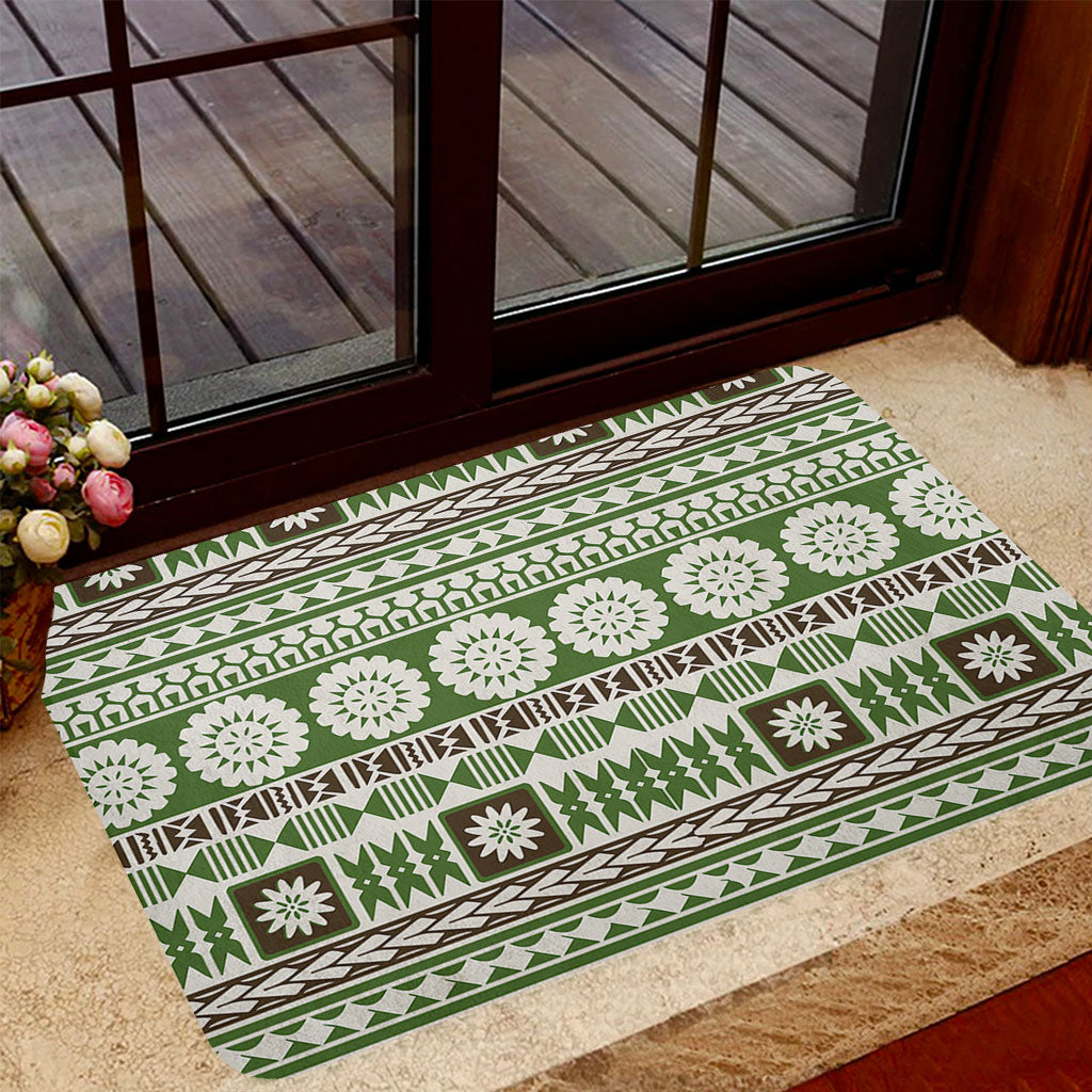 Fiji Doormat Tapa Pattern