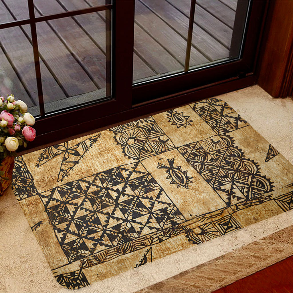 Tonga Doormat Tapa Cloth Vintage