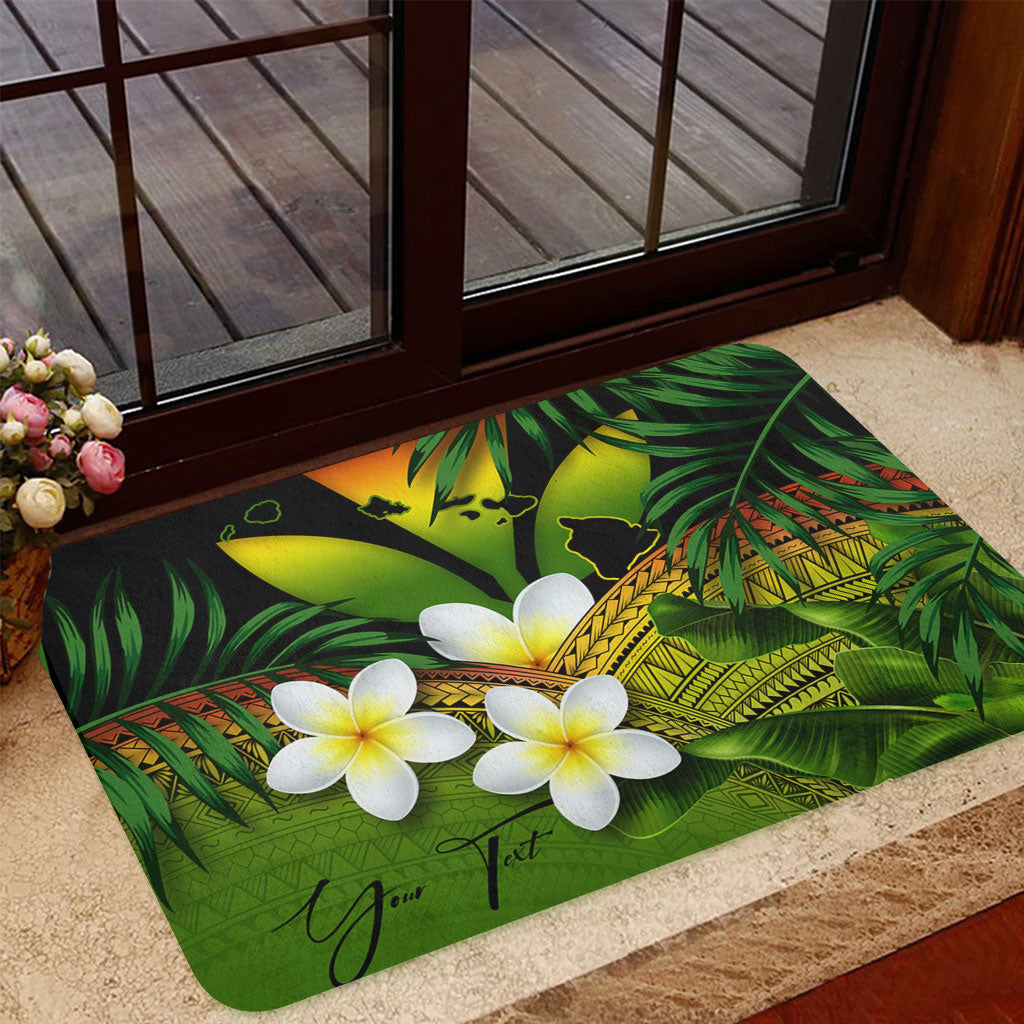 Hawaii Door Mat Custom Kanaka Polynesian Tropical