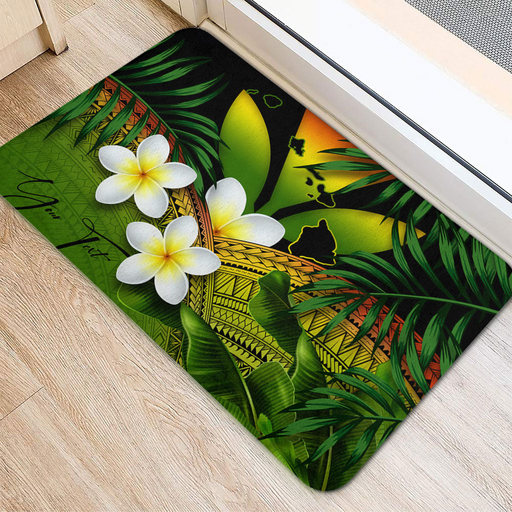 Hawaii Door Mat Custom Kanaka Polynesian Tropical