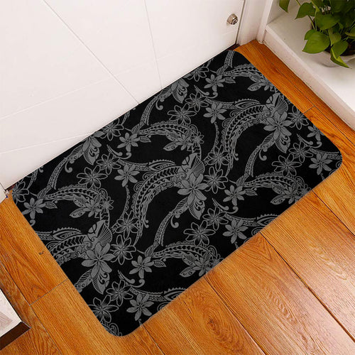 Hawaii Door Mat Polynesian Print Fabric And Flower