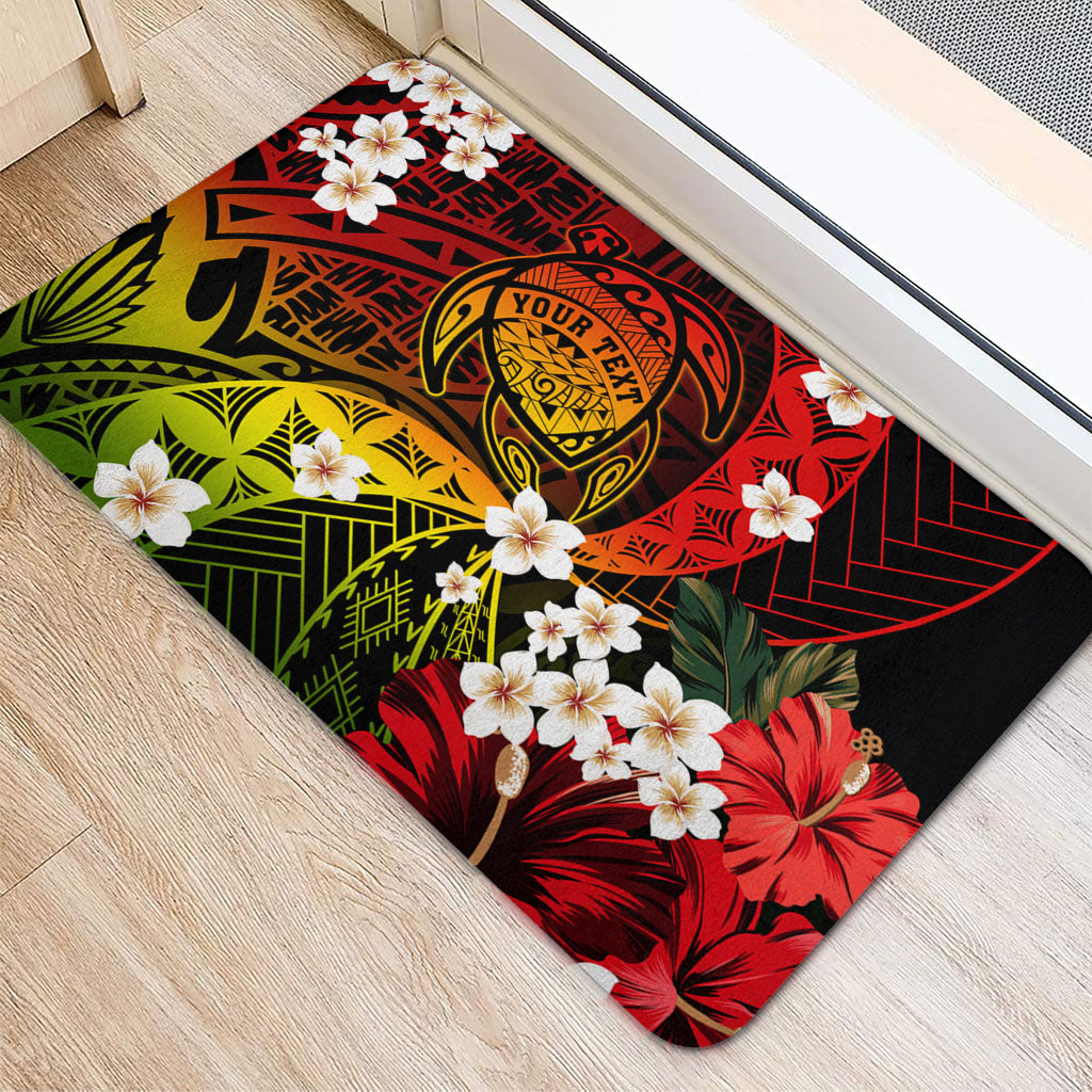 Hawaii Door Mat Custom Turtle Style Reggae Tropical