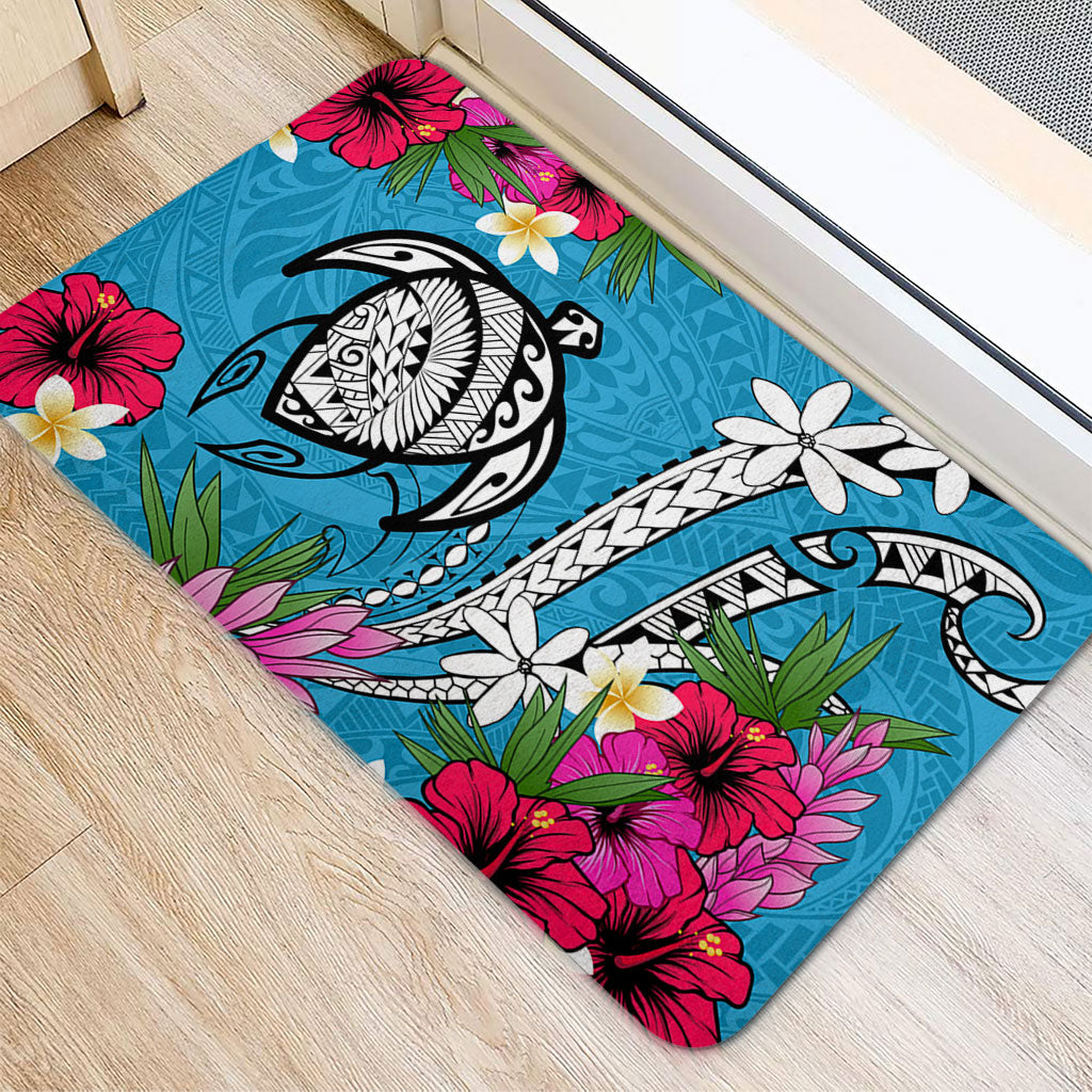 Hawaii Door Mat Tribal Polynesia Tropical Summer