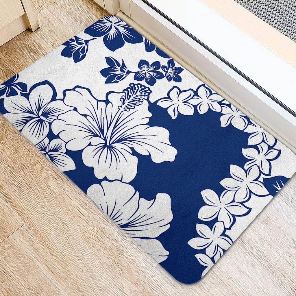 Hawaii Door Mat Polynesia Fabric Floral