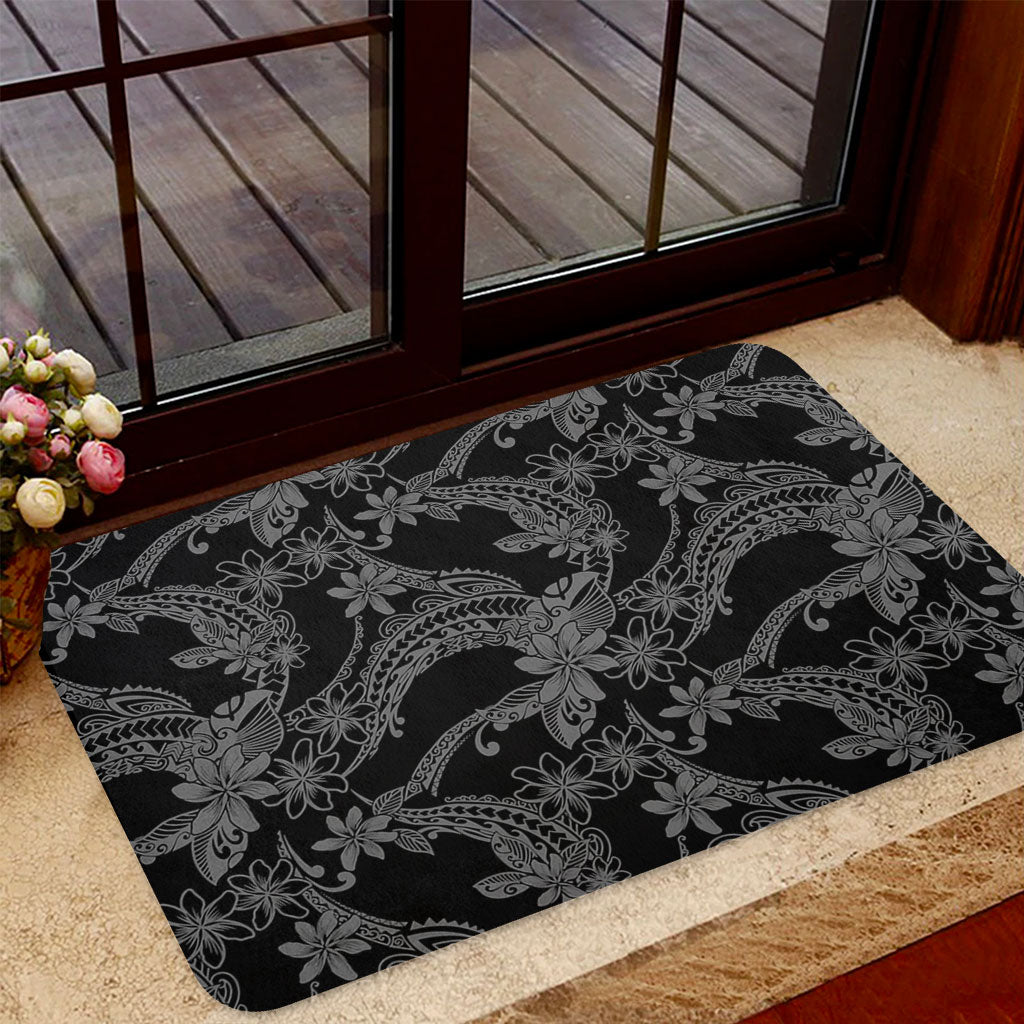 Hawaii Door Mat Polynesian Print Fabric And Flower
