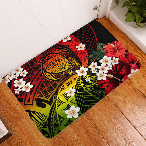 Hawaii Door Mat Custom Turtle Style Reggae Tropical