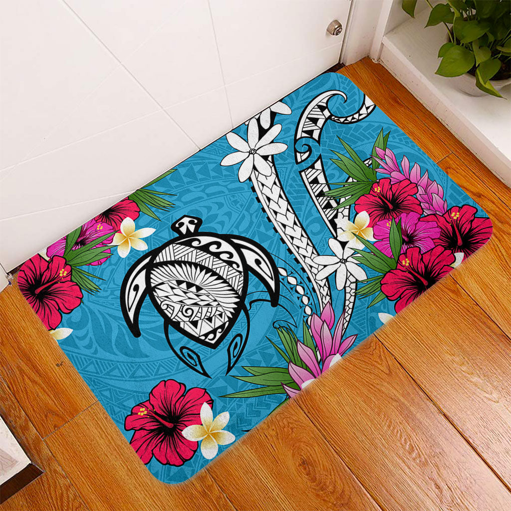 Hawaii Door Mat Tribal Polynesia Tropical Summer