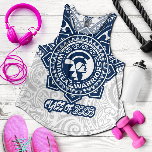 Hawaii Women Tank Custom Waiakea High School Super Waiakea Warriors Tribal Style