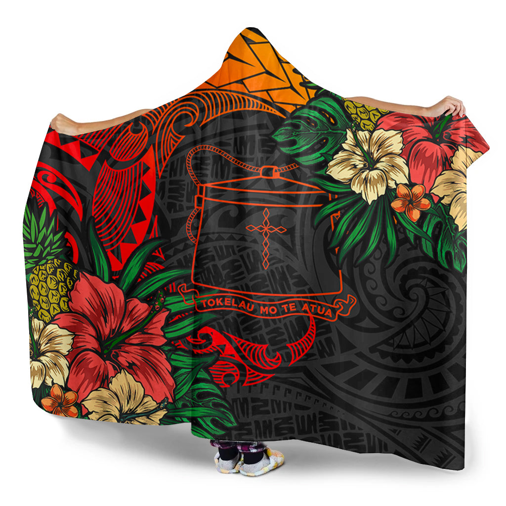 Tokelau Hooded Blanket Polynesian Coat Of Arms Tropical