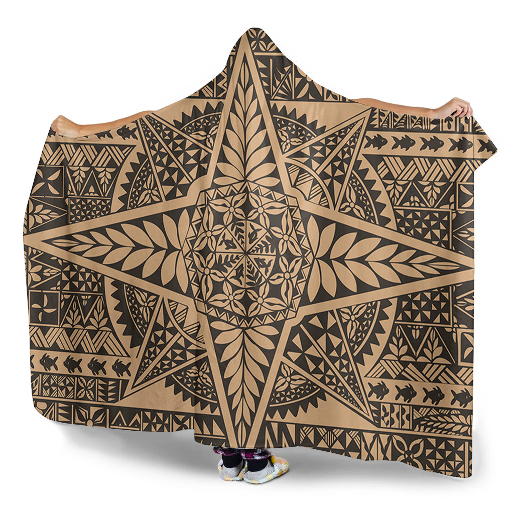 Tonga Hooded Blanket Tonga Polynesian Tapa