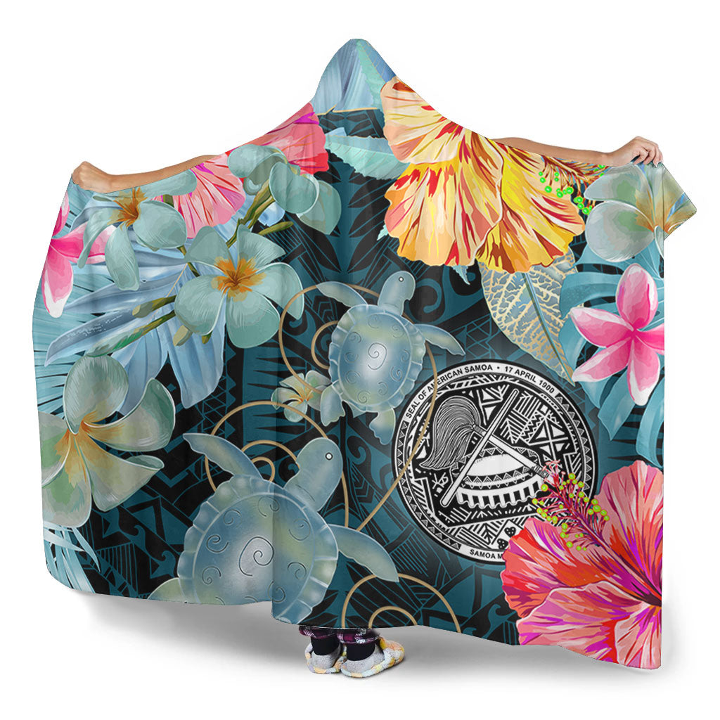 American Samoa Hooded Blanket Turtle Tropical Beach