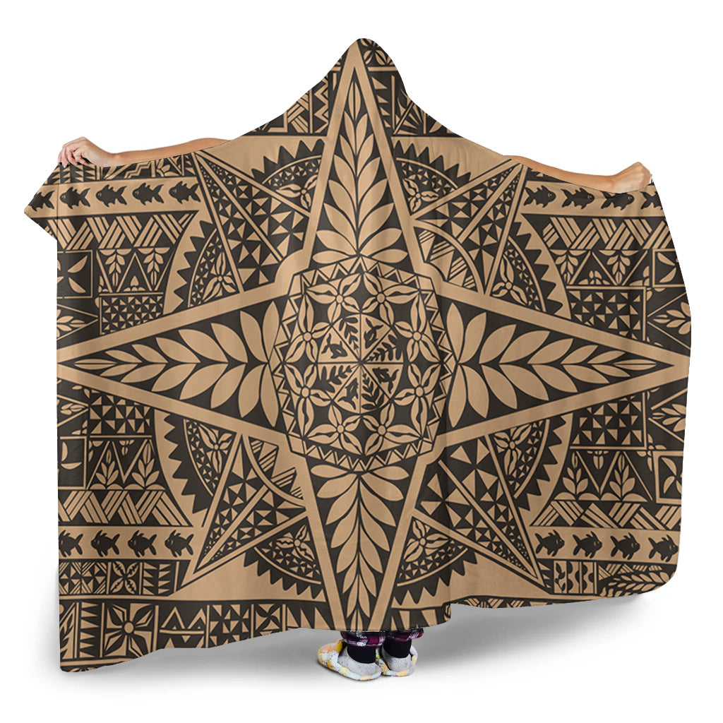 Tonga Hooded Blanket Tonga Polynesian Tapa