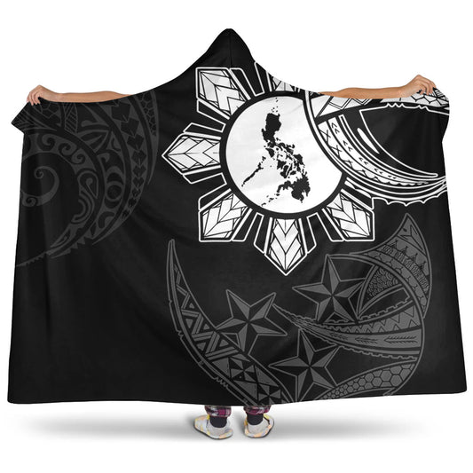 Philippines Filipinos Hooded Blanket Tribal Sun In My Heart