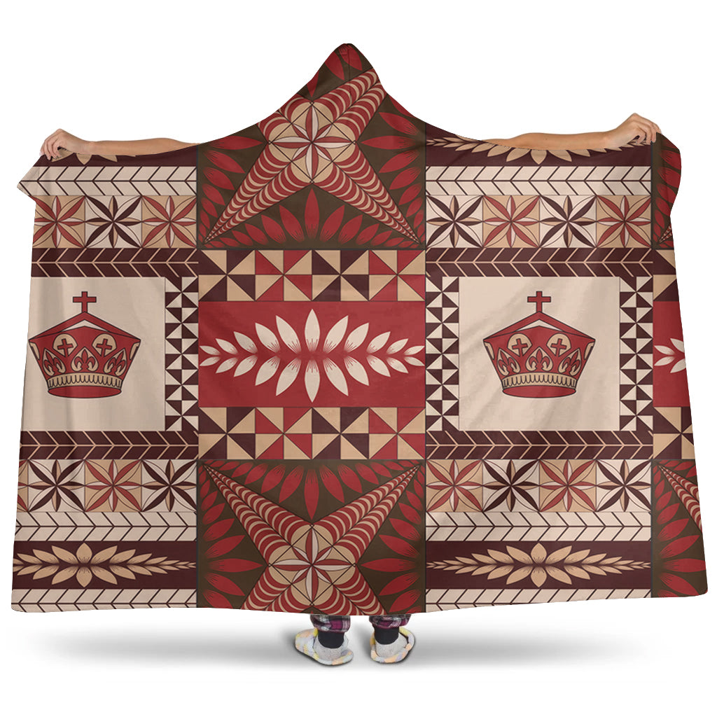 Tonga Hooded Blanket Ngatu Pattern