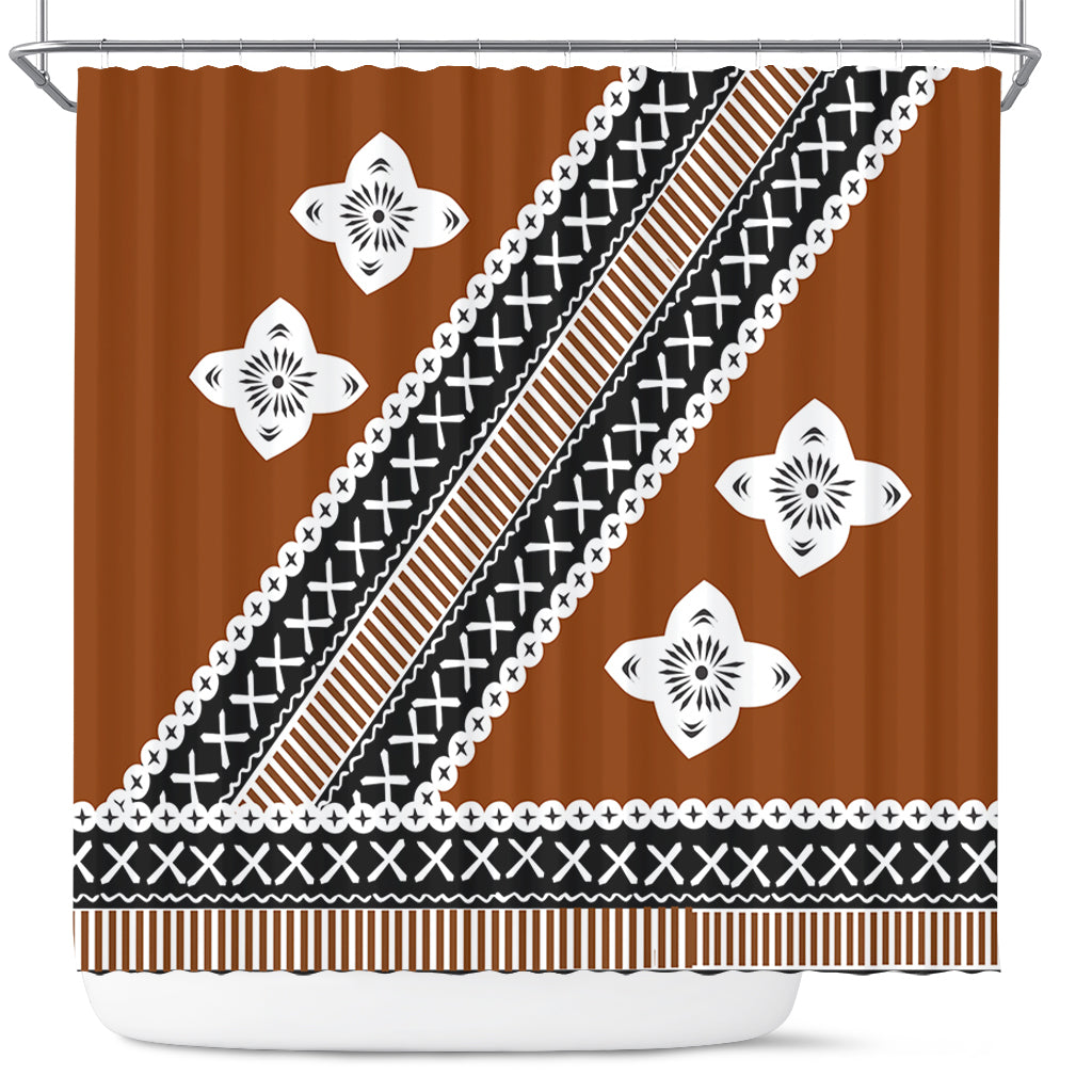 Fiji Shower Curtain Tapa Clothes