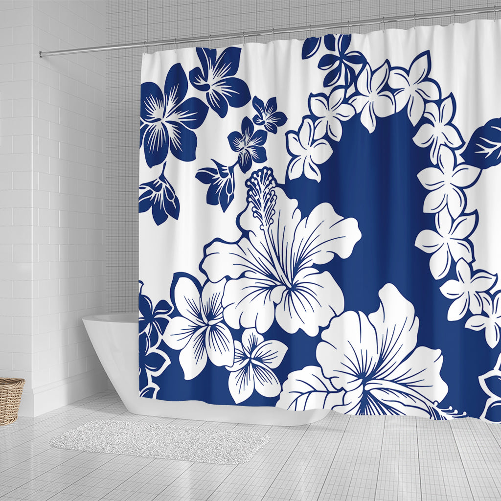Hawaii Shower Curtain Polynesia Fabric Floral