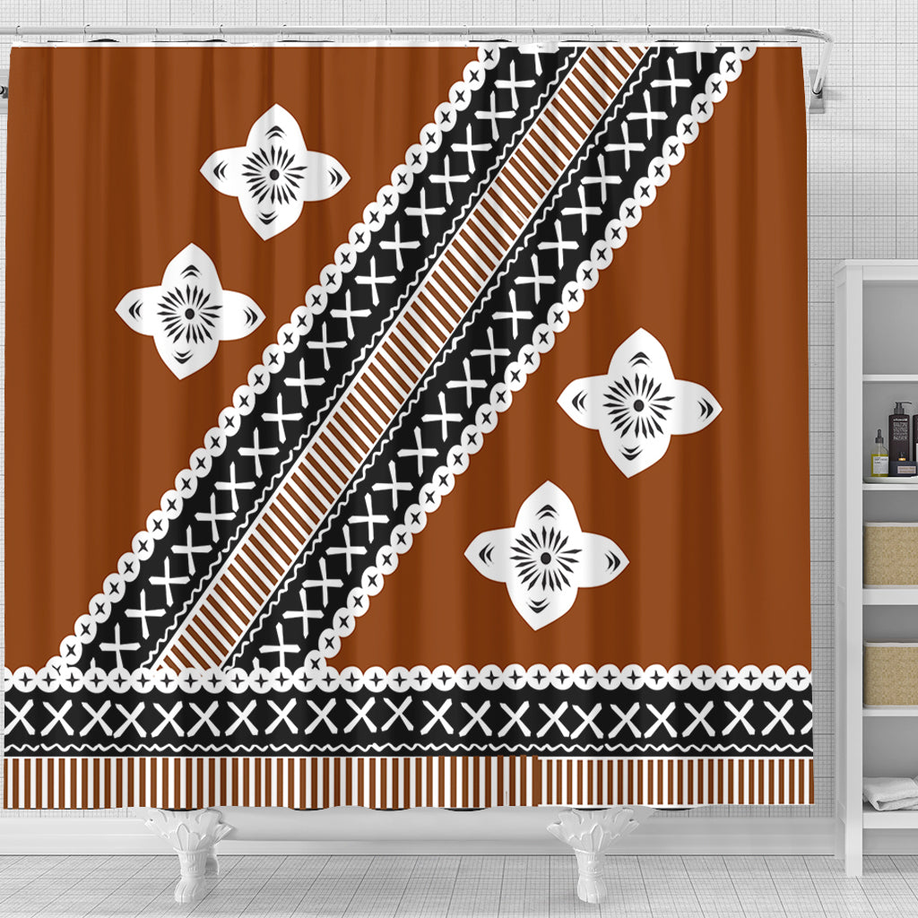 Fiji Shower Curtain Tapa Clothes