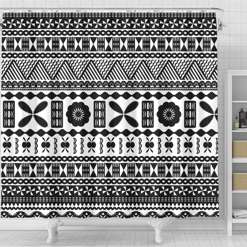 Fiji Shower Curtain Bula Pattern
