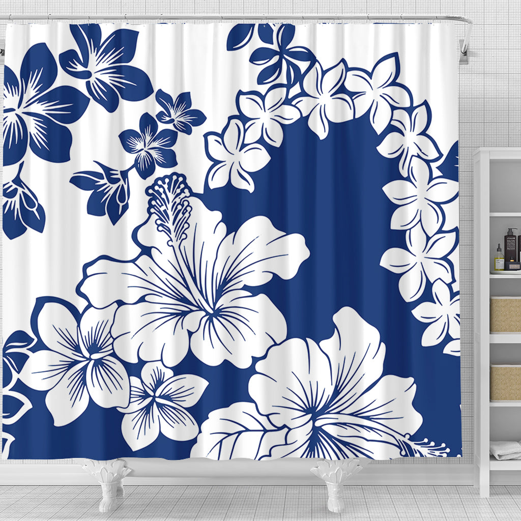 Hawaii Shower Curtain Polynesia Fabric Floral