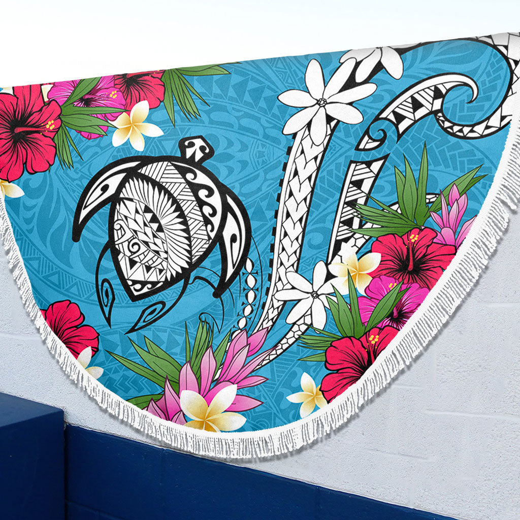 Hawaii Beach Blanket Tribal Polynesia Tropical Summer