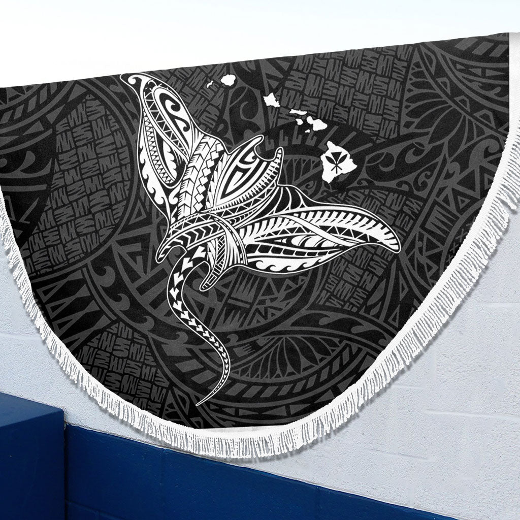 Hawaii Beach Blanket Hawaiian Map Polynesian Tribal Ray Tattoo