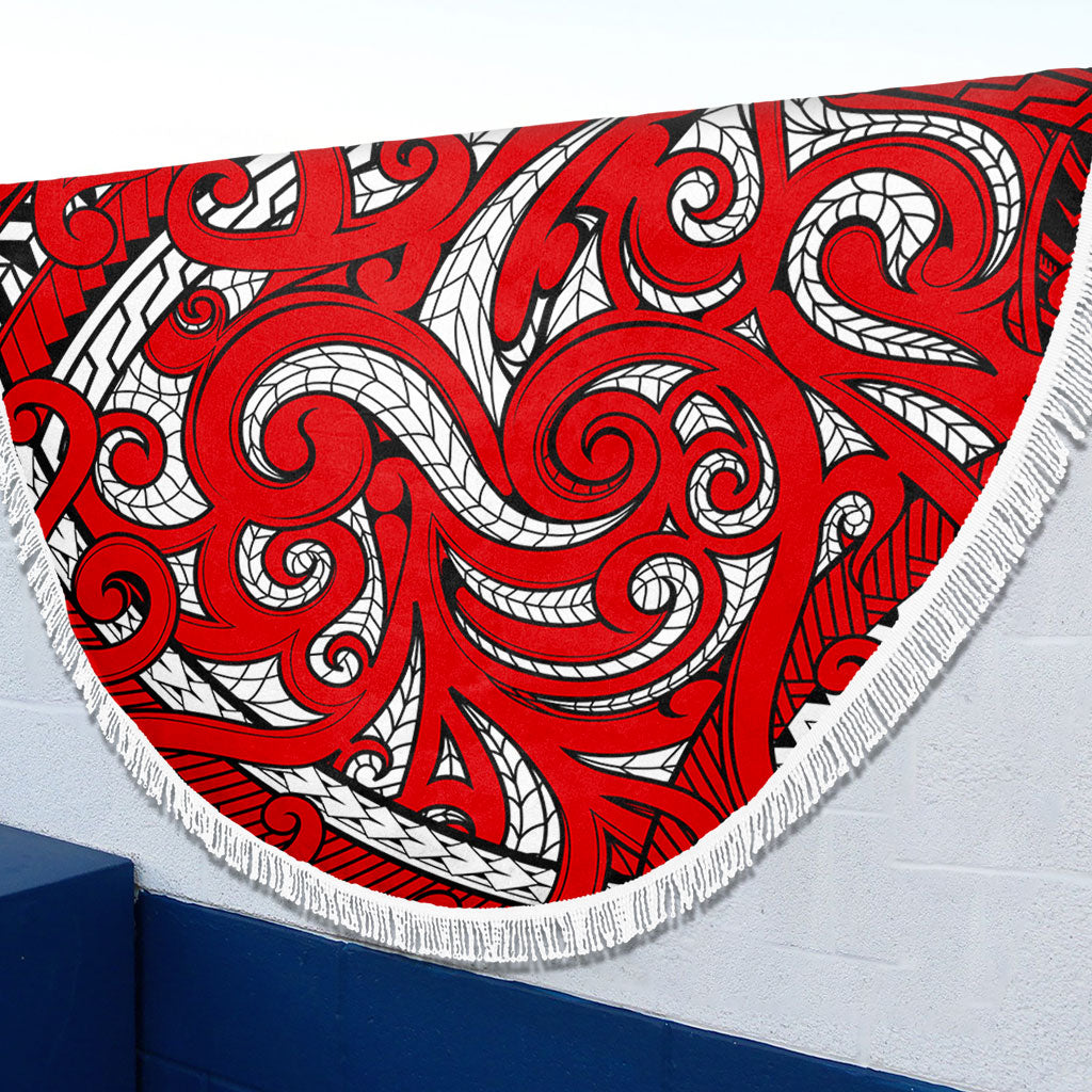 New Zealand Beach Blanket Maori Pattern