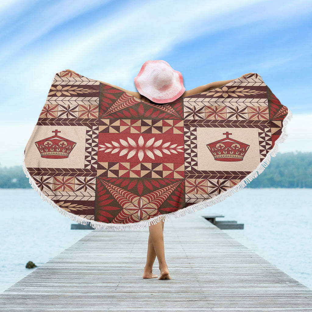 Tonga Beach Blanket Ngatu Pattern