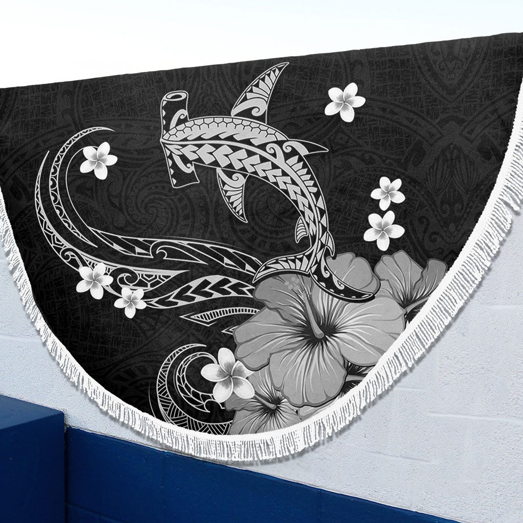 Hawaii Beach Blanket Shark Polynesia Tribal Tattoo
