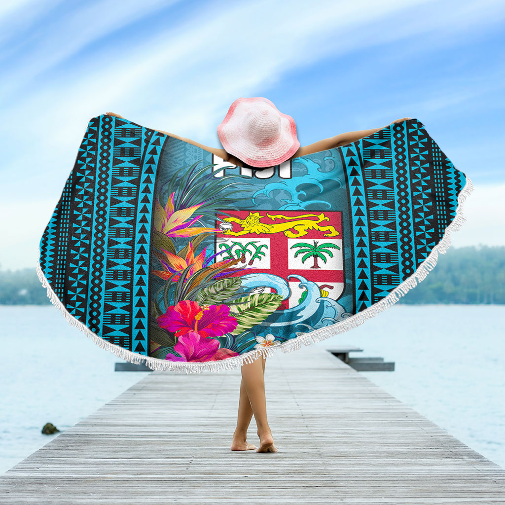 Fiji Beach Blanket Bula Islands Wave Tropical