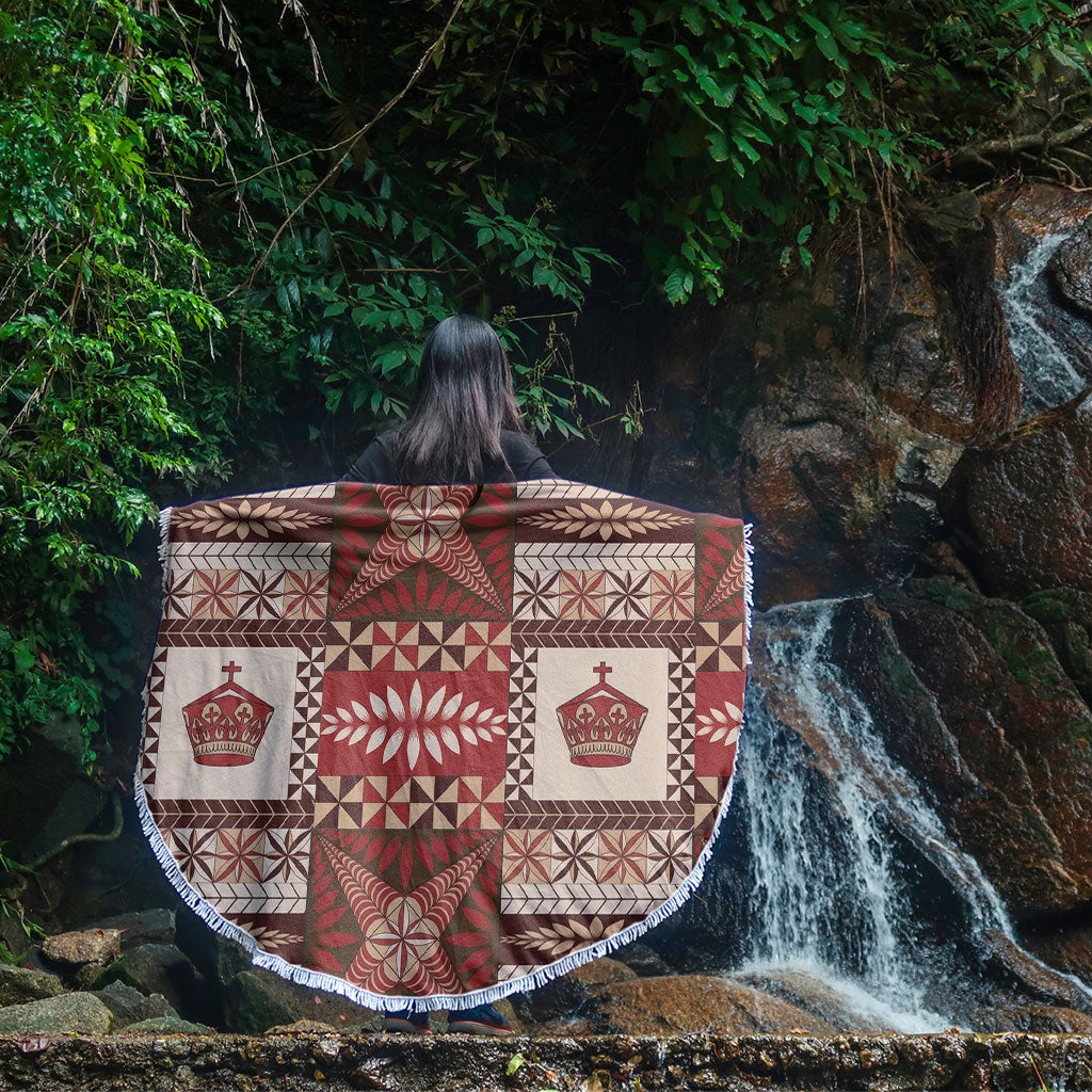 Tonga Beach Blanket Ngatu Pattern