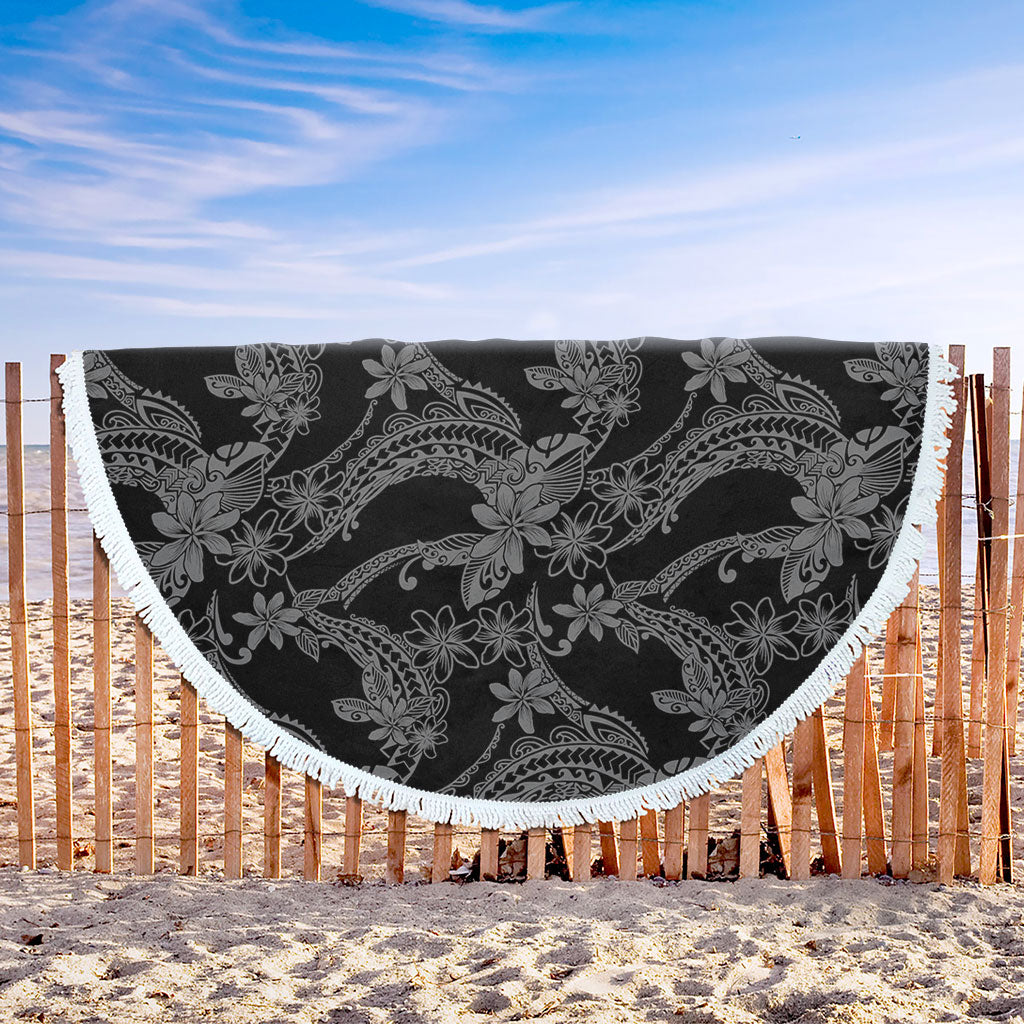 Hawaii Beach Blanket Polynesian Print Fabric And Flower
