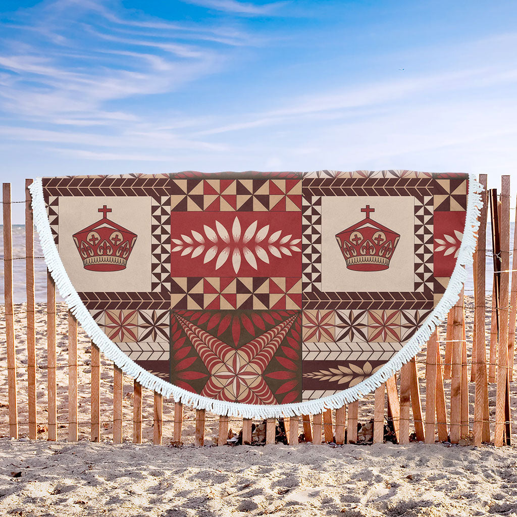 Tonga Beach Blanket Ngatu Pattern