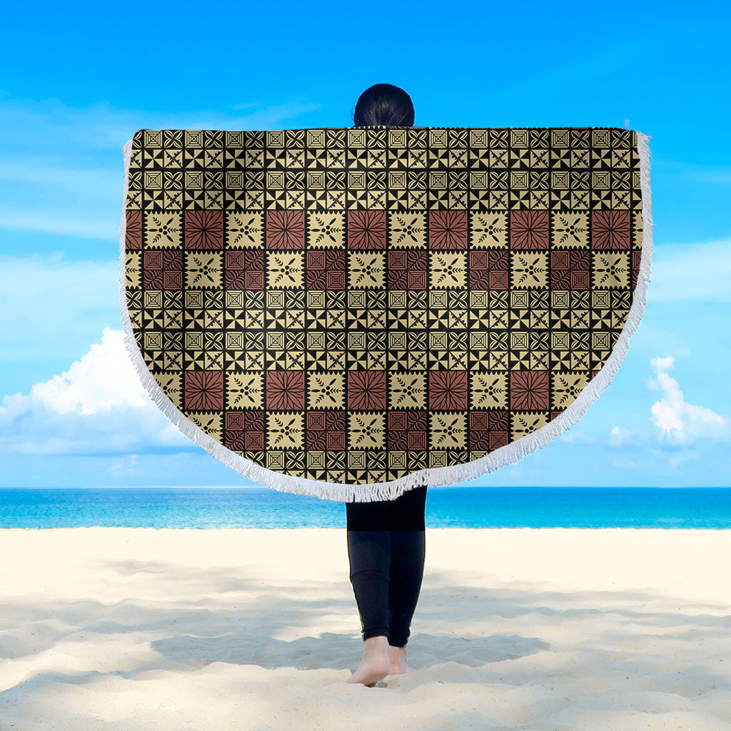 Tonga Beach Blanket Ngatu Style