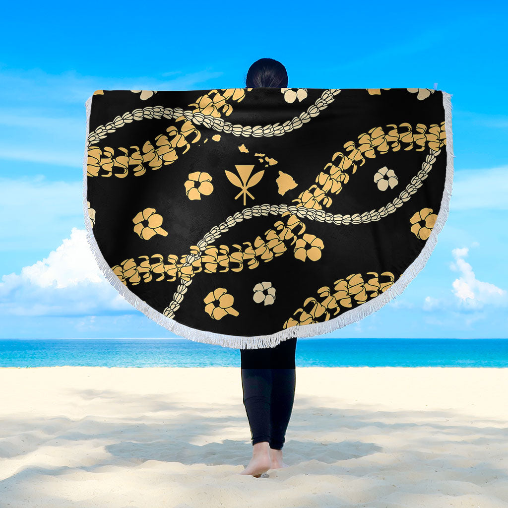 Hawaii Beach Blanket Curve Floral Lei