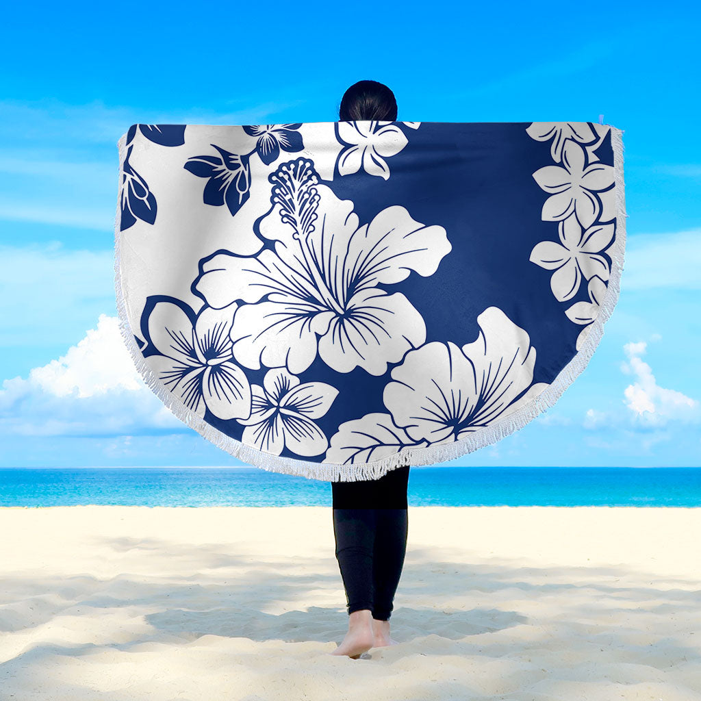 Hawaii Beach Blanket Polynesia Fabric Floral