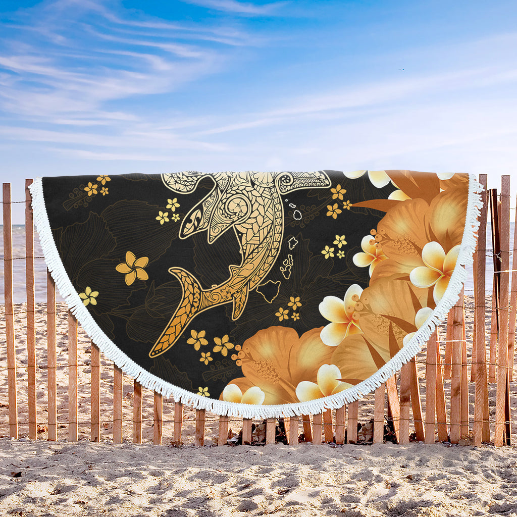 Hawaii Beach Blanket Tribal Polynesia Shark Tattoo