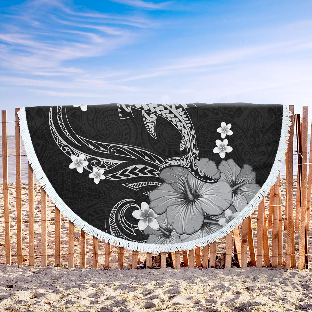 Hawaii Beach Blanket Shark Polynesia Tribal Tattoo