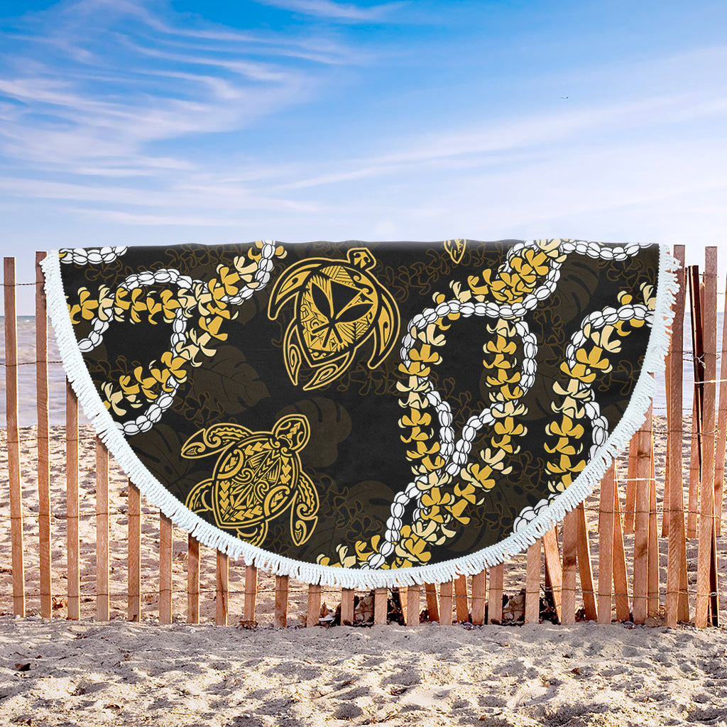 Hawaii Beach Blanket Kanaka Maoli Floral Puakenikeni Lei