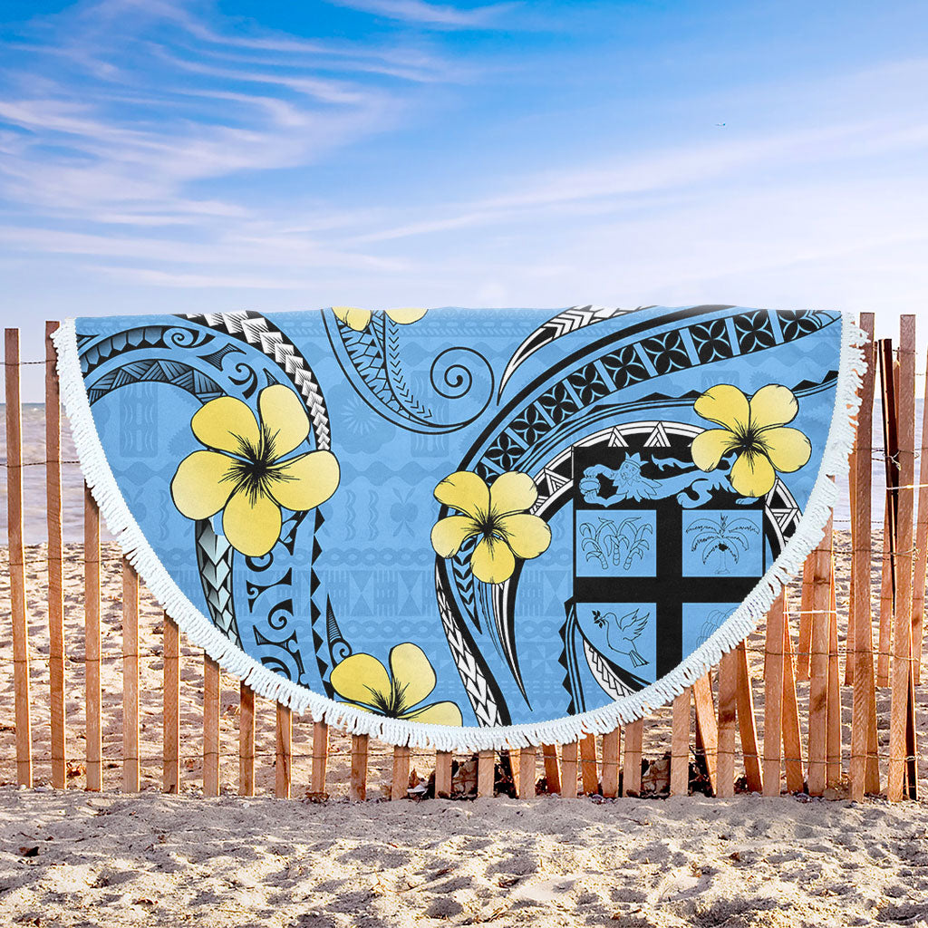 Fiji Beach Blanket Bula Style Plumeria Flower